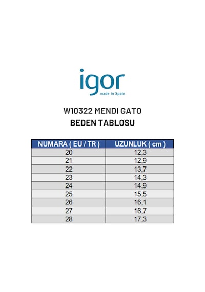 Igor Mendi Gato Kız Çocuk Bej Yağmur Çizmesi W10322-004 Bej