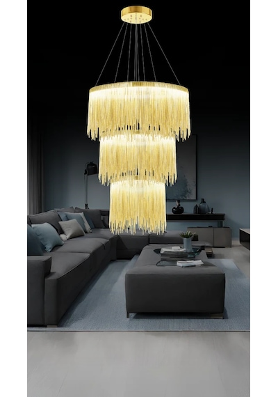 Katena 80'lik Avize 7234-p97-8x-dw Gold
