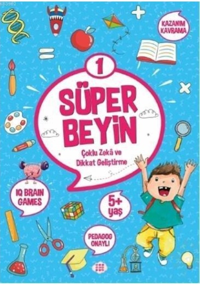 Dokuz Yayınları Süper Beyin 1 5+ Yaş Dikkat Geliştirme Çoklu Z