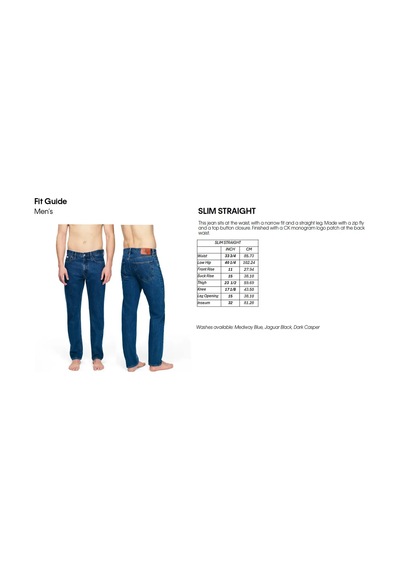 Calvin Klein Slım Straıght Dark Casper Jean Erkek Lacivert Kot Pantolon