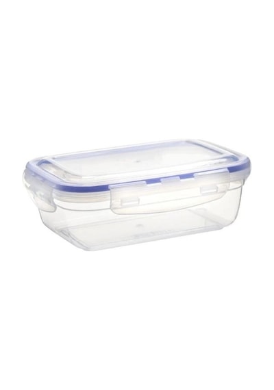 Asude Asd063 500 Ml Dikdörtgen Sızdırmaz Şeffaf Saklama Kabı Çok Renkli