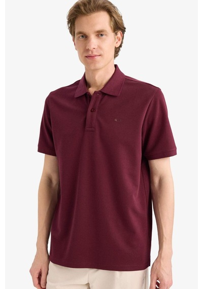 Defacto Nefes Alabilen Polo Tişört F9769ax26spbr34 Bordo-br34