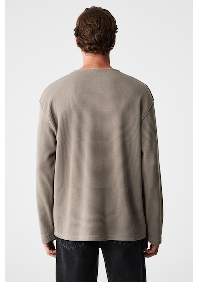 Grımelange Renew Erkek Organik Pamuklu Bisiklet Yaka Yarım Patlı Düğmeli Regular Vizon Sweatshirt Vizon Grımelange Renew Erkek Organik Pamuklu Bisiklet Yaka Yarım Patlı Düğmeli Regular Vizon Sweatshirt Vizon