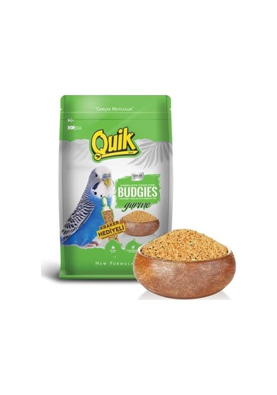 Quik Gurme Muhabbet Kuşu Yemi 500 G 0.75 LT - 2.5 LT - 12 KG