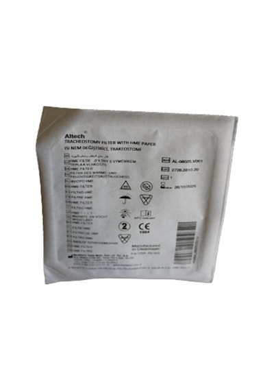 Altech AL-08025 Trakeostami Hme Filtre 20 Adet