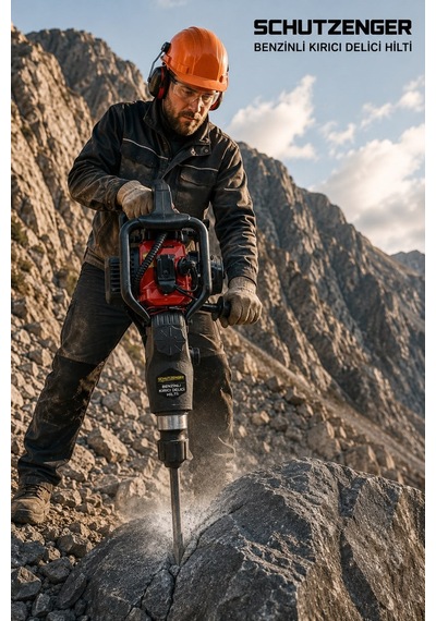 Profesyonel Benzinli Kırıcı Delici Hilti 2 Zamanlı Soğutmalı Motor Pro 5618