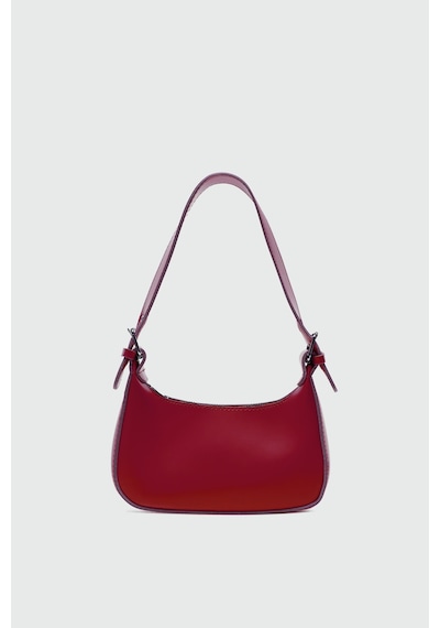 Shule Bags Muse Oval Baget Çanta Pembe Pembe
