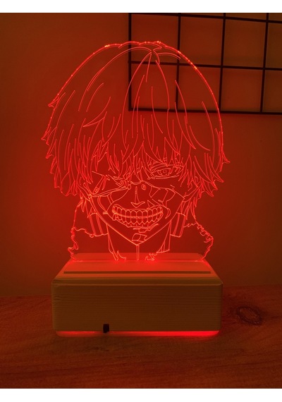 Tokyo Ghoul Ken Kaneki 16 Renk Gece Lambası