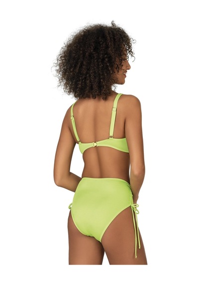 Endeep Kadın Büyük Beden Balenli Destekli Bağlama Detaylı Yeşil Bikini Takımı-yeşil Yeşil