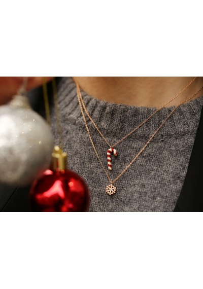 Reis Kuyumculuk T9813 Frozen Necklace Altın  Kolye
