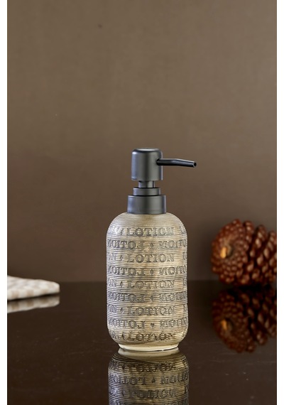 Cooker Vintage 320 Ml Porselen Sıvı Sabunluk Ckr3962 Kahveregi