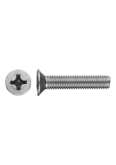 5x40 mm.  YHB Metrik Yıldız Havşa Başlı Civata 10 Adet Paket