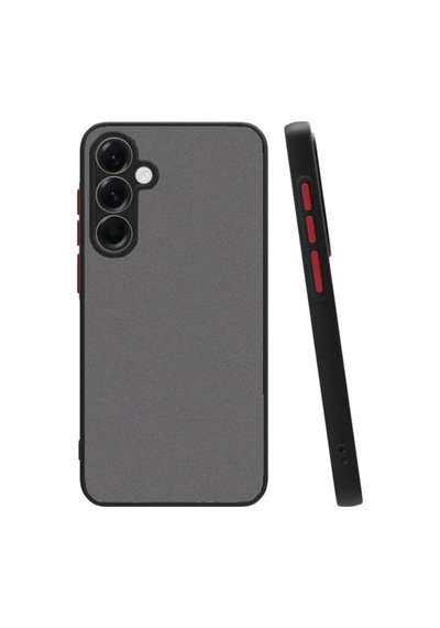 Newface Samsung Galaxy A56 Kılıf Montreal Silikon Kapak - Siyah
