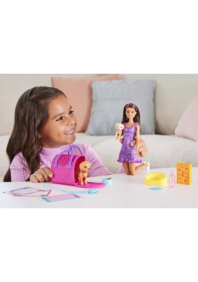Hkd86 Barbie Ve Köpekçikleri Oyun Seti