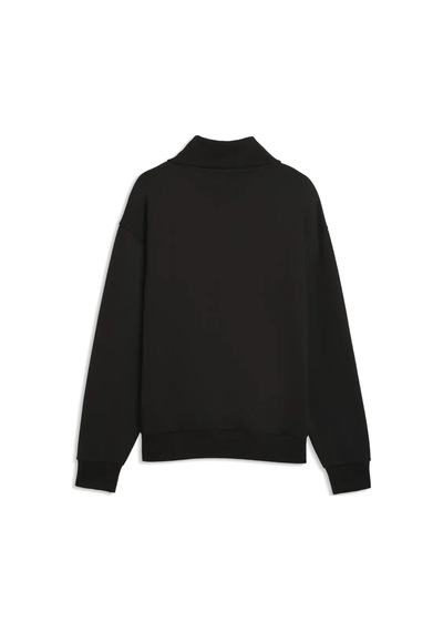 Puma Ferrari Shield Halfzip Fl Siyah Erkek Sweatshirt