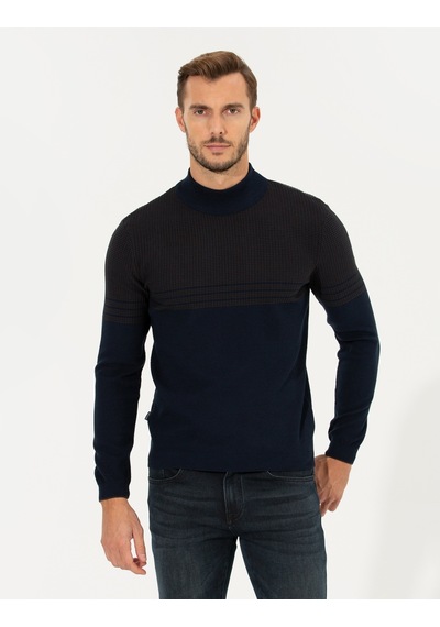 Pierre Cardin Erkek Lacivert Triko Kazak 50258671-vr033 Lacivert