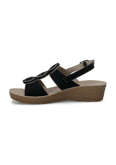 Polaris 409036.z Siyah Kadın Comfort Sandalet 409036.z6fx 000000000102251139