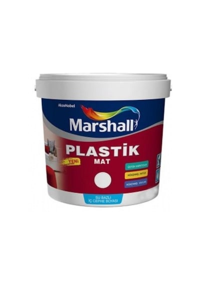 Marshall Plastik Mat Su Bazlı İç Cephe Boyası Beyaz 2,5 L 15250010039