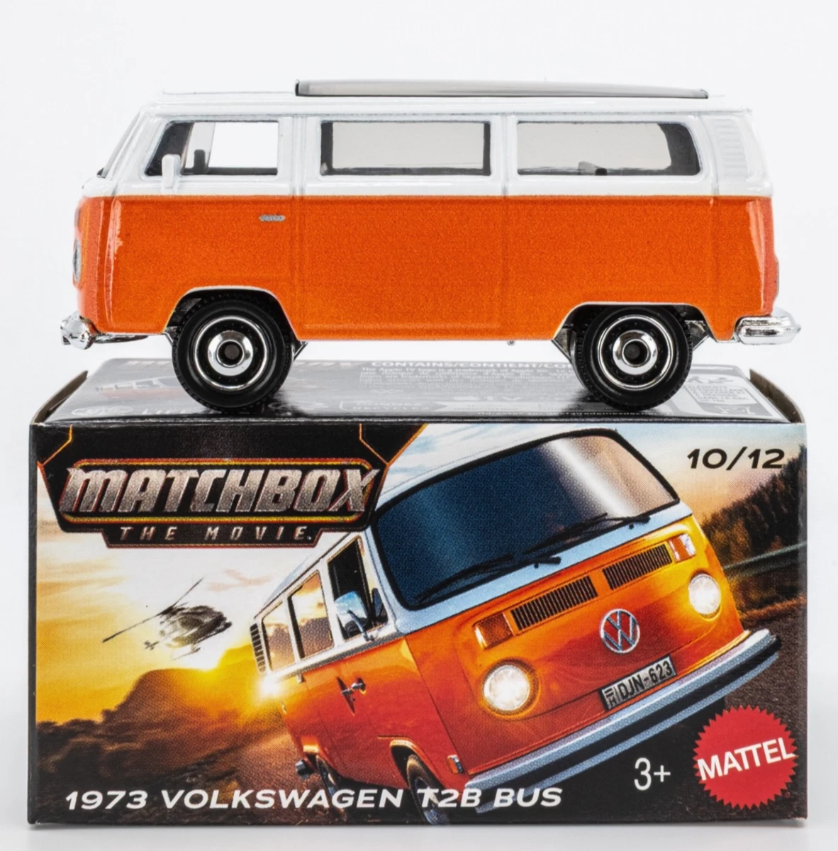 Matchbox The Movie - 1973 Volkswagen T2b Bus - 2026 - Orange - Short Card - Jnd18 1/64