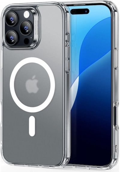 Esr Apple Uyumlu iPhone 16 Pro Halolock Magsafe Classic Hybrid Silikon Kılıf Buzlu Şeffaf