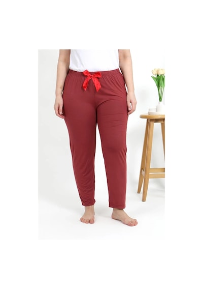 Mtm My The Mall Kadın Pamuklu Büyük Beden Alt Pijama Yavruağzı Yavruağzı