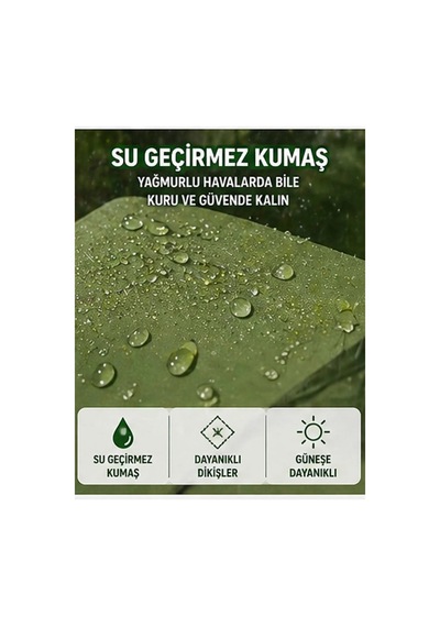 Magicool Otomatik Kabin Giyinme Çadırı 120x120x190 Cm Üst Havalandırma Yan Pencereli Duş & Wc Çadırı Çok Renkli