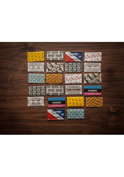 Karışık Marka 22'li Paket Tıraş Bıçağı - Klasik Jilet Çeşitleri 22 Adet