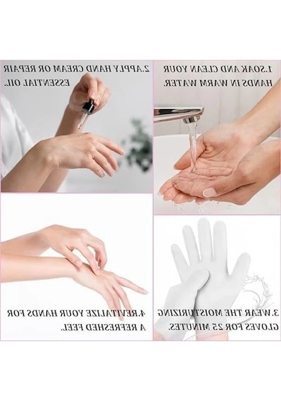 Nemlendirici Silikon Spa Eldiveni, Gece Kullanımı İçin Yumuşak Tasarım, Pembe