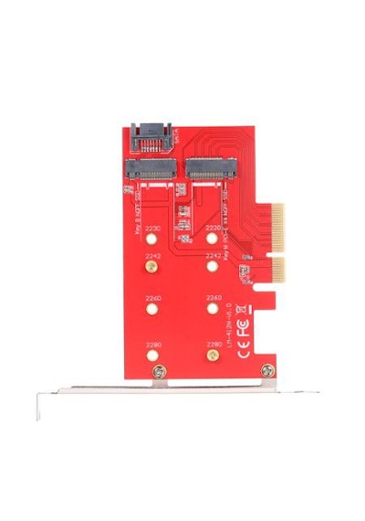 Pcı-express X4 To Ngff M.2 B & B+m Key Sata Ssd Pci E Çevirici
