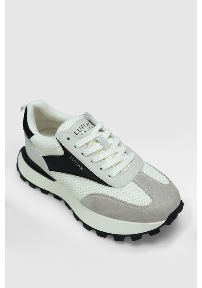 Lufian Marta Kadın Sneaker Ayakkabı Ekru Ekru 122230032100520 Ekru