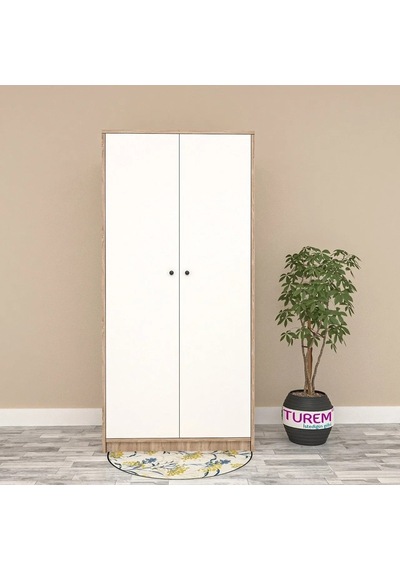 Sude 2 Kapılı Gardırop Mdf Sis Gri Sude 2 Kapılı Gardırop Mdf Sis Gri