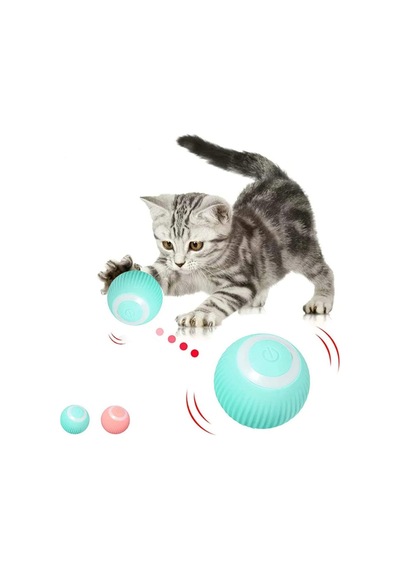 Kedi Köpek Şarjlı Hareketli Oyun Topu Titreşimli Kedi Köpek Yeni Nesil Oyuncak