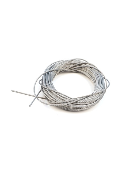 10 Metre 7x7 Çelik Tel Halat Cam Kriko Tamir Kablosu Çap:1.6 Mm Standart