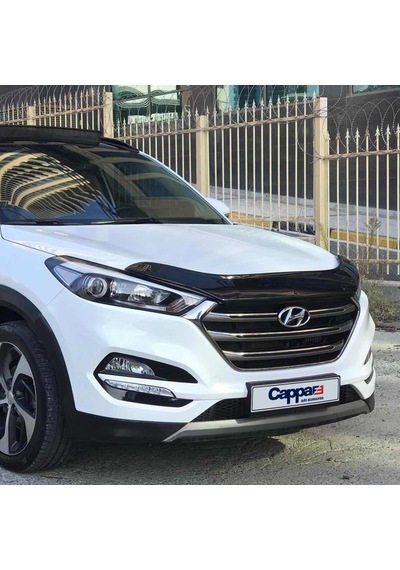 Cappafe Hyundai Tucson Ön Kaput Koruma Rüzgarlık 4Mm Abs 2016-