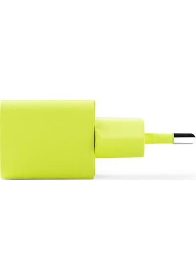 Smartcharger Gan 20w Pd Seyahat Hızlı Şarj Aleti + Usb-c - Usb-c 3a Kablo Neon Neon Sarı