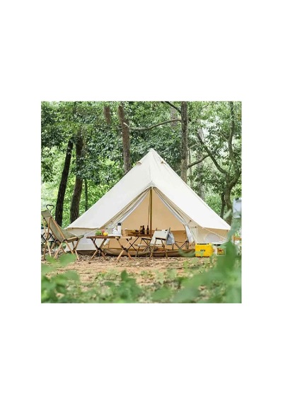 Büyük Glamping Kamp Çadırı - Kalın Kumaş - 4 Mevsim - 14 Kişilik Diğer