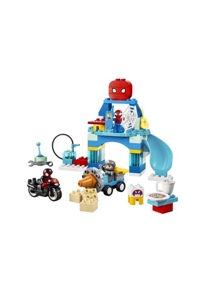 LEGO® DUPLO® | Marvel Spidey Takımı Karargahı 10464 – 2 Yaş Üzeri Çocuklar için Aksesuarlar İçeren Oyuncak Yapım Seti (65 Parça)
