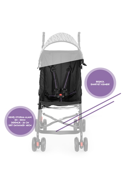 Moony Baby Mb108 Stork Baston Bebek Arabası Puset