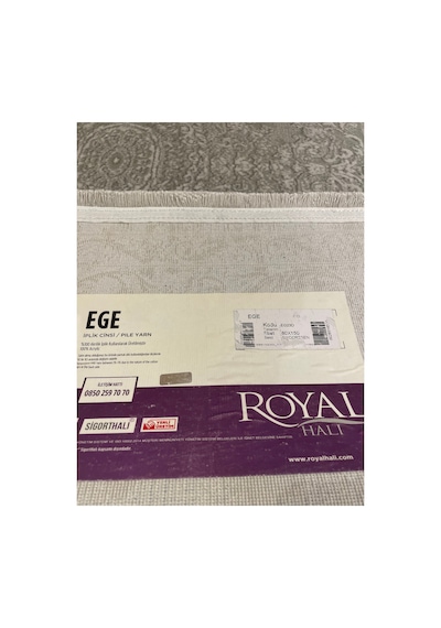 Ege Eg23d Gri Halı Çok Renkli