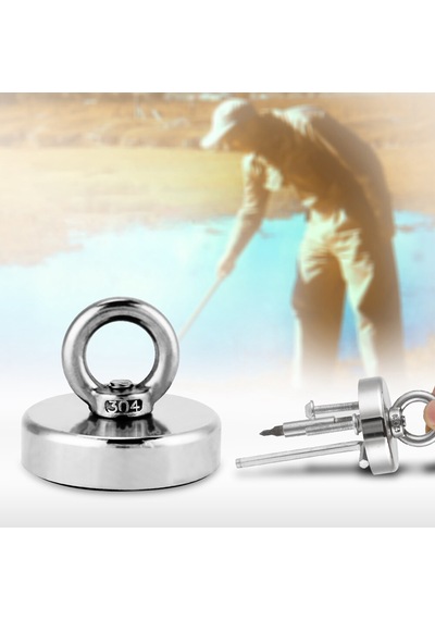 36Mm Neodyum Kurtarma Mıknatısı Yuvarlak Vidalı Pot Magnet - D36
