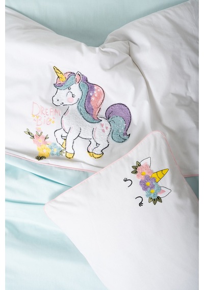 Cotton Box Punch Nakışlı Bebek Nevresim Takımı Dolly Mint