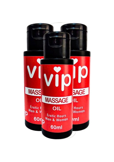 Vıp 3 Adet Eroticmassage Oil / 3 Adet Kadın Erkek Erotikmasaj Yağı 60 Ml