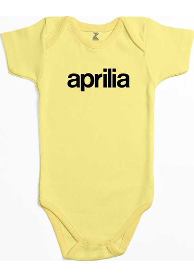 Zepplin Giyim Aprilia Text Logo Pembe Bebek Body Zıbın
