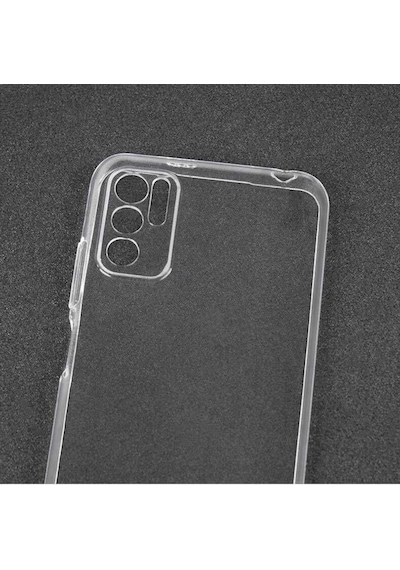 Xiaomi Poco M3 Pro Kılıf Şeffaf Silikon Hibrit Case Renksiz