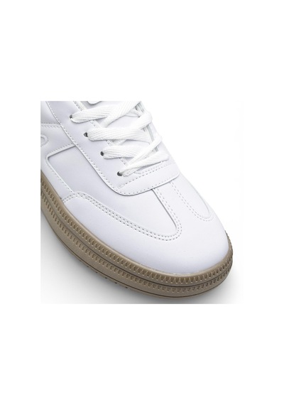 Ispartalılar 510 Hazır Taban Unisex Spor Ayakkabı Bağcıklı Rahat Sneaker Erkek Kadın Spor Ayakkabı Beyaz