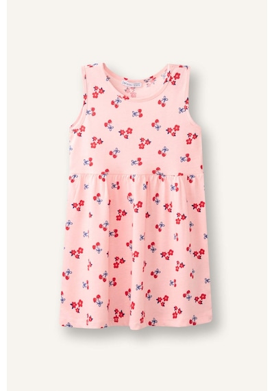 Defacto Desenli Kolsuz Açık Pembe Elbise Kız Bebek C0074a526smpn622 Pembe-pn622