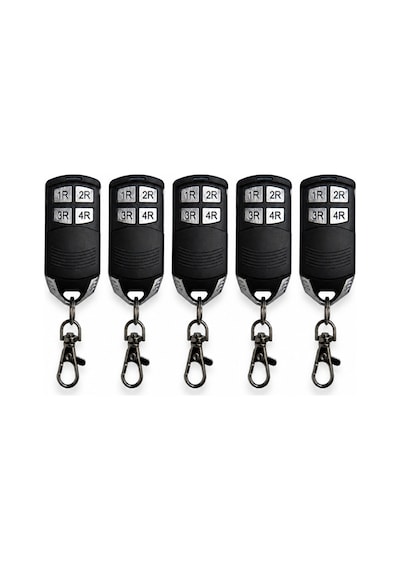 Rv12 5 Li Kumanda Seti 433 Mhz Otomatik Kapı Garaj Kepenk Bariyer Kumandası