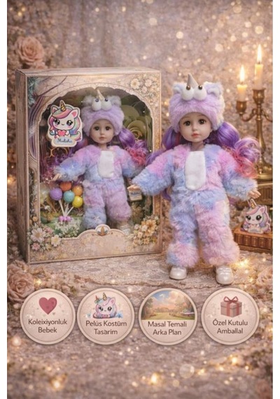 Kostümlü Oyuncak Bebek Seti Ctoy-qj183c