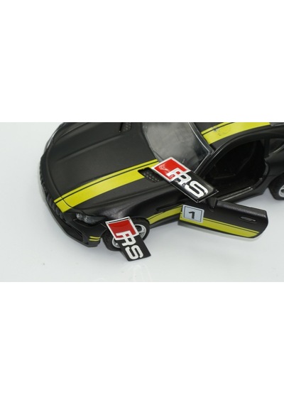 Audi Rs Direksiyon Alüminyum Alaşımlı 3M 3D Sticker Logo 2Li Set