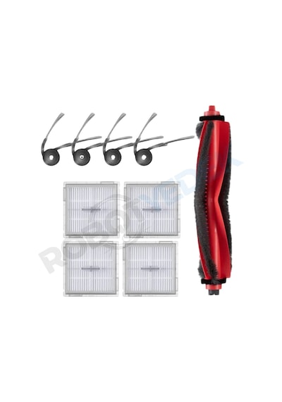 Roborock S8 Pro Ultra Değil Uyumlu Mopsuz Fırça Hepa Filtre Seti-9 Parça